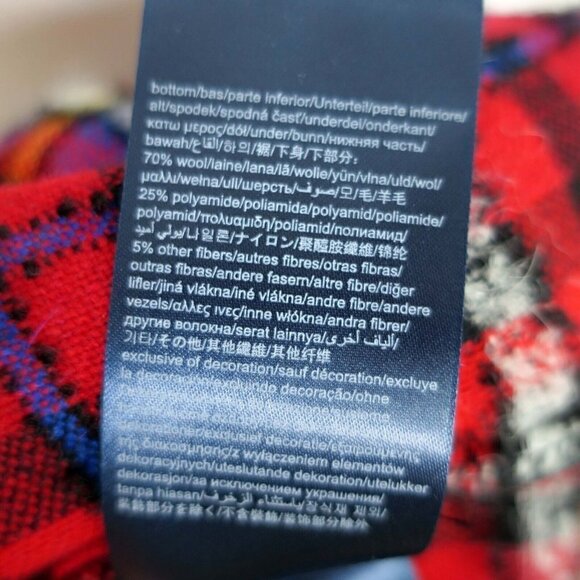 Tommy Hilfiger Collection Tartan Fringe Shirt 2017 Fall Runway $495 Women's 10 - Picture 8 of 9